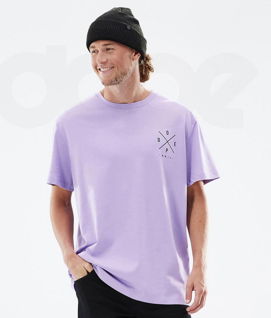 Purple Men's Dope Standard T-shirts | NZ_D2531