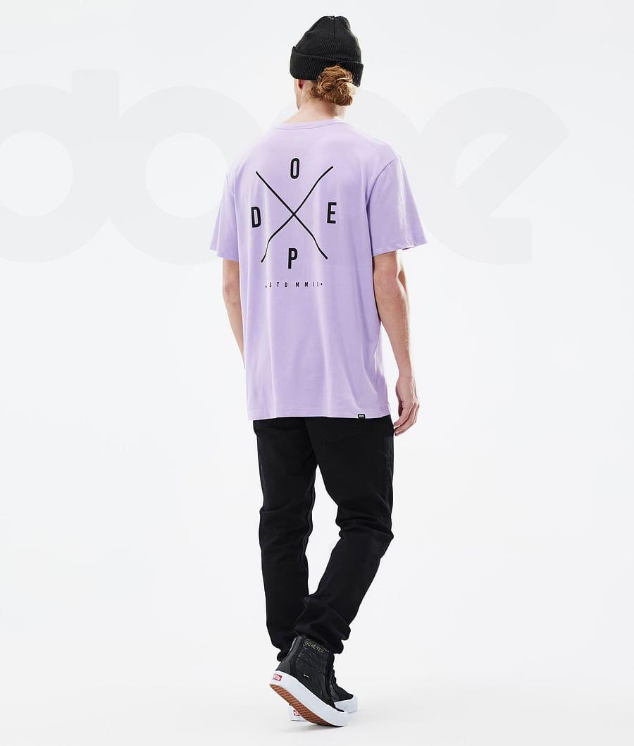 Purple Men's Dope Standard T-shirts | NZ_D2531