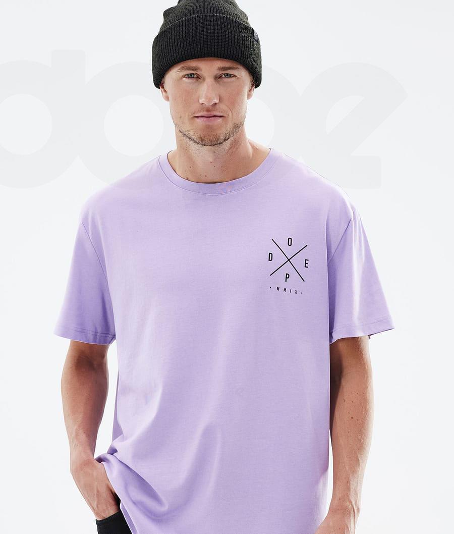 Purple Men's Dope Standard T-shirts | NZ_D2531