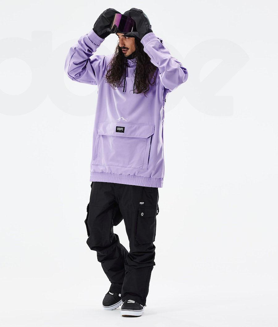 Purple Men's Dope Wylie Snowboard Jackets | NZ_D1619