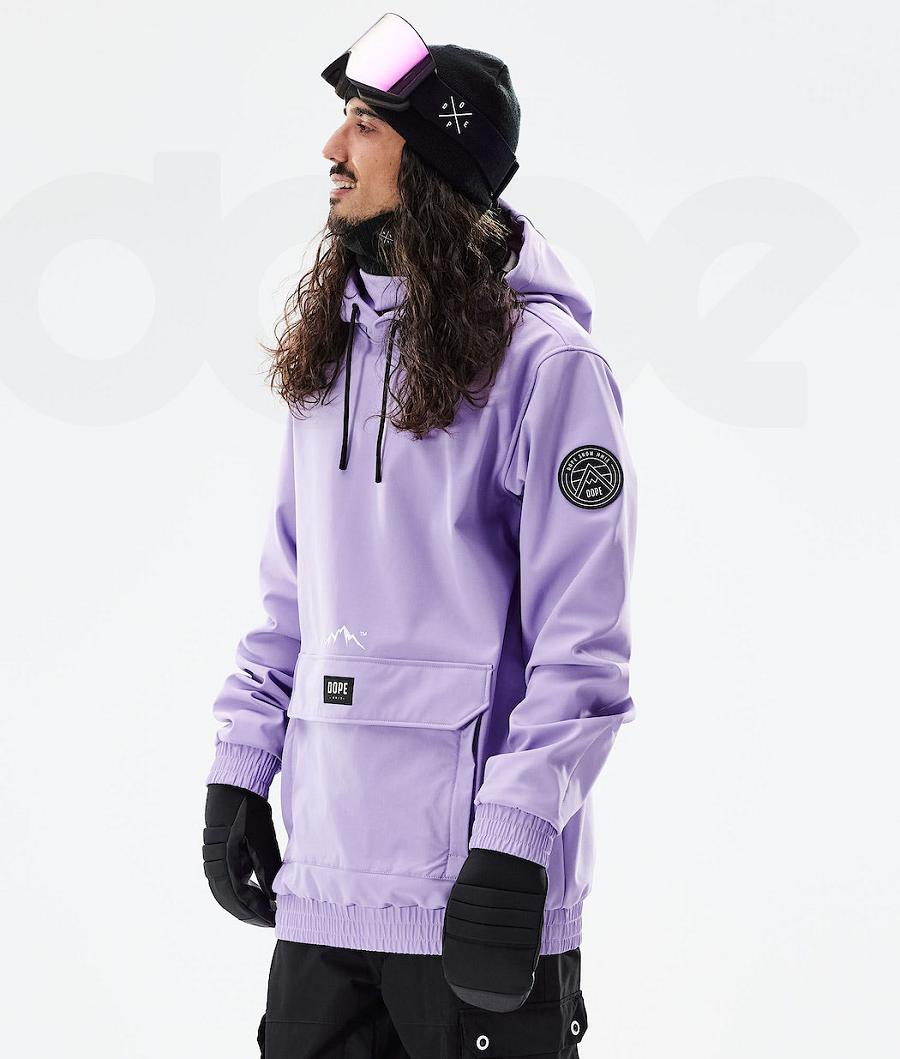 Purple Men\'s Dope Wylie Snowboard Jackets | NZ_D1619