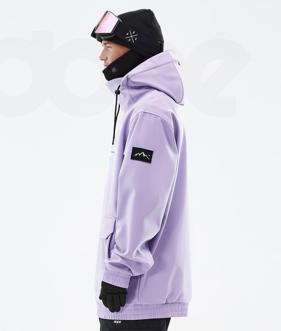 Purple Men's Dope Wylie Snowboard Jackets | NZ_D1757
