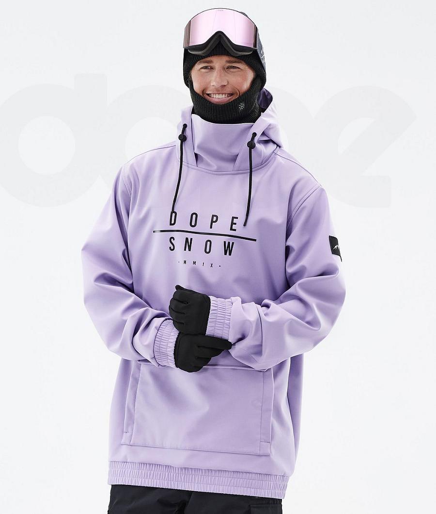 Purple Men\'s Dope Wylie Snowboard Jackets | NZ_D1757