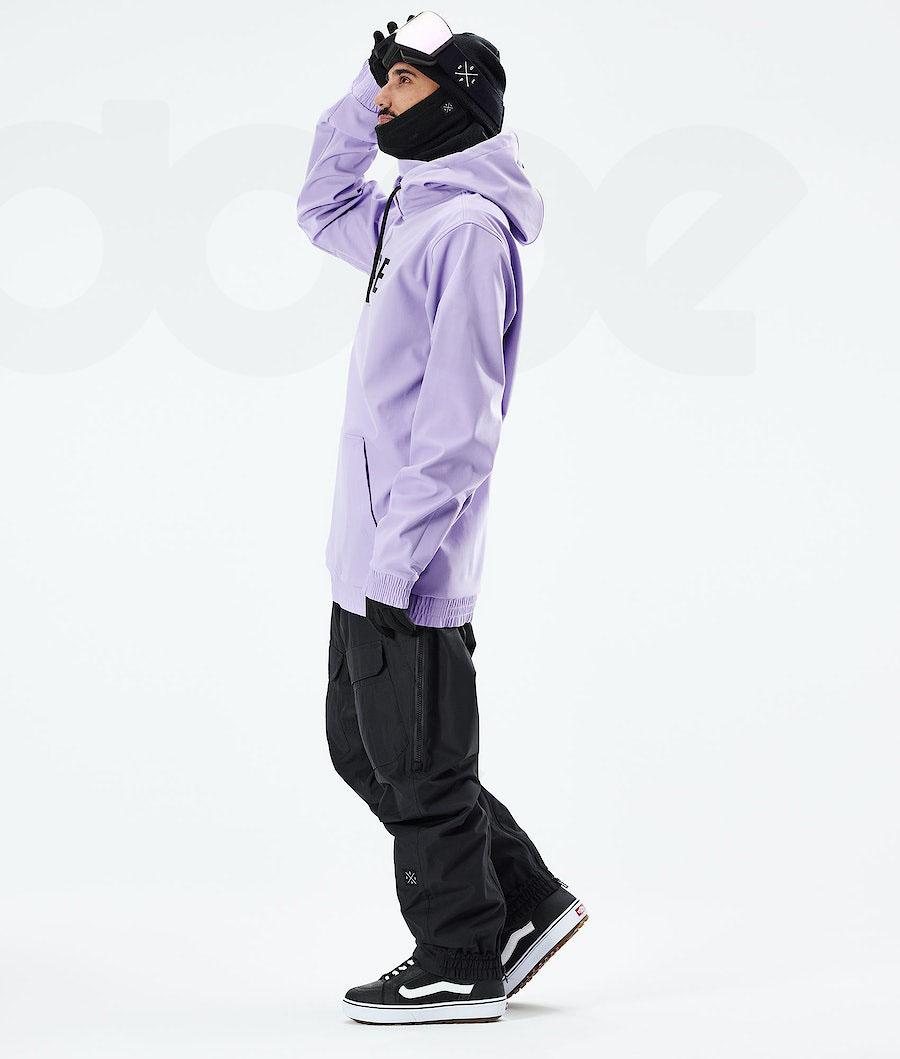 Purple Men's Dope Yeti 2021 Snowboard Jackets | NZ_D2236