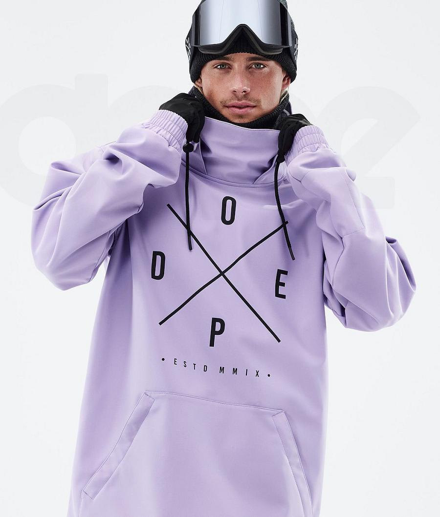 Purple Men's Dope Yeti Snowboard Jackets | NZ_D1594