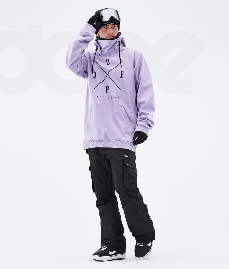 Purple Men's Dope Yeti Snowboard Jackets | NZ_D1594