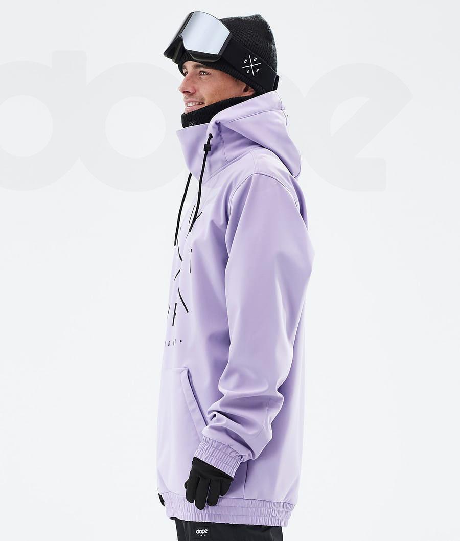 Purple Men's Dope Yeti Snowboard Jackets | NZ_D1594