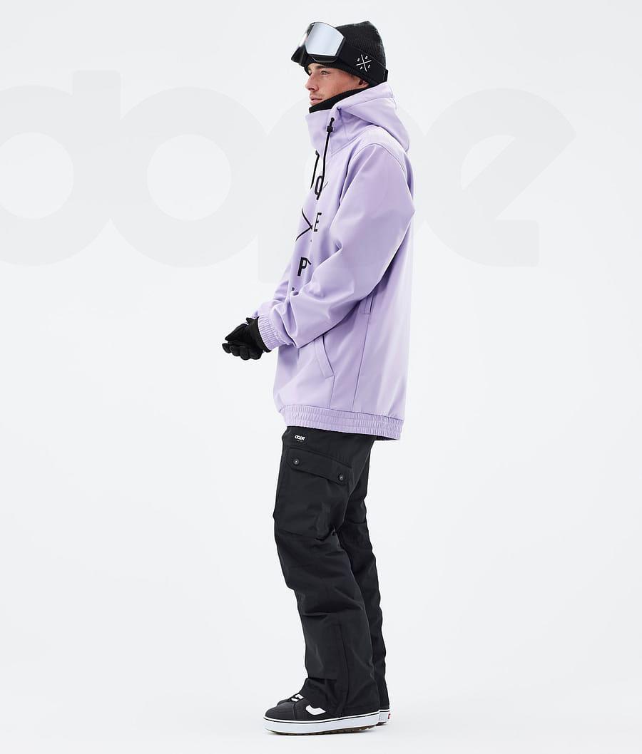 Purple Men's Dope Yeti Snowboard Jackets | NZ_D1594