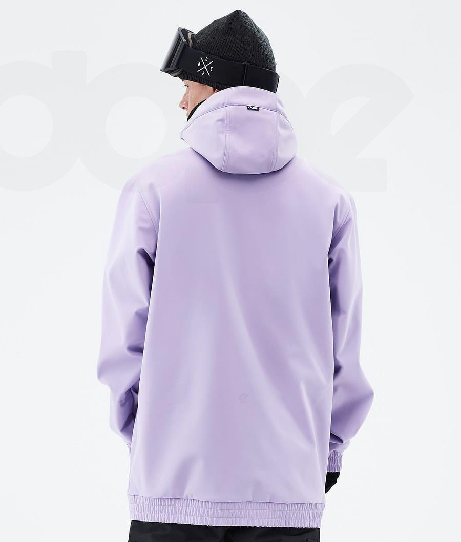 Purple Men's Dope Yeti Snowboard Jackets | NZ_D1594