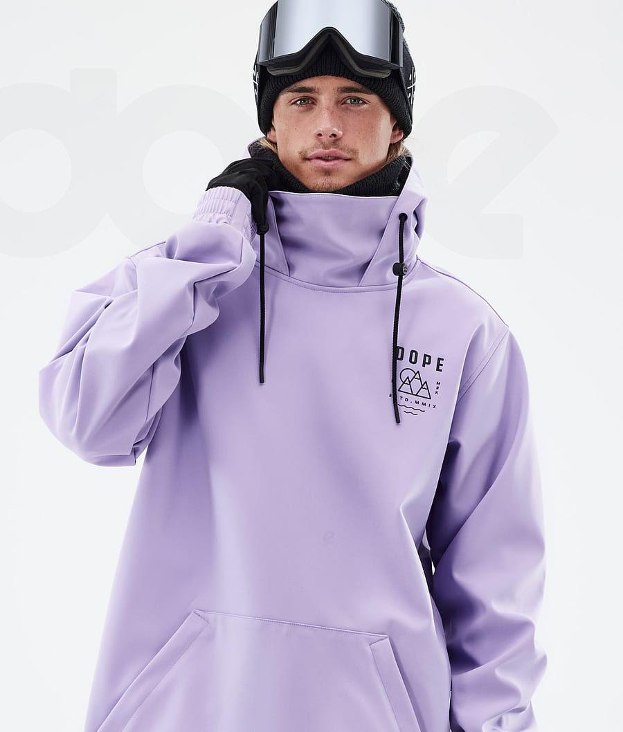 Purple Men's Dope Yeti Snowboard Jackets | NZ_D1734