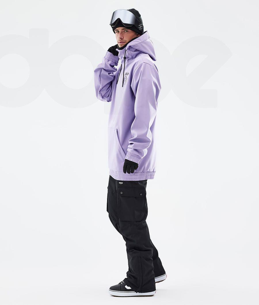 Purple Men's Dope Yeti Snowboard Jackets | NZ_D1734