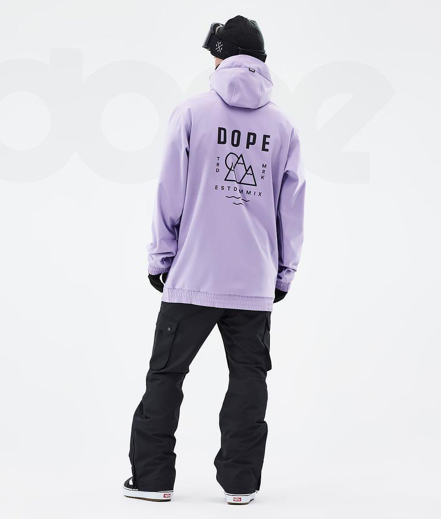 Purple Men's Dope Yeti Snowboard Jackets | NZ_D1734