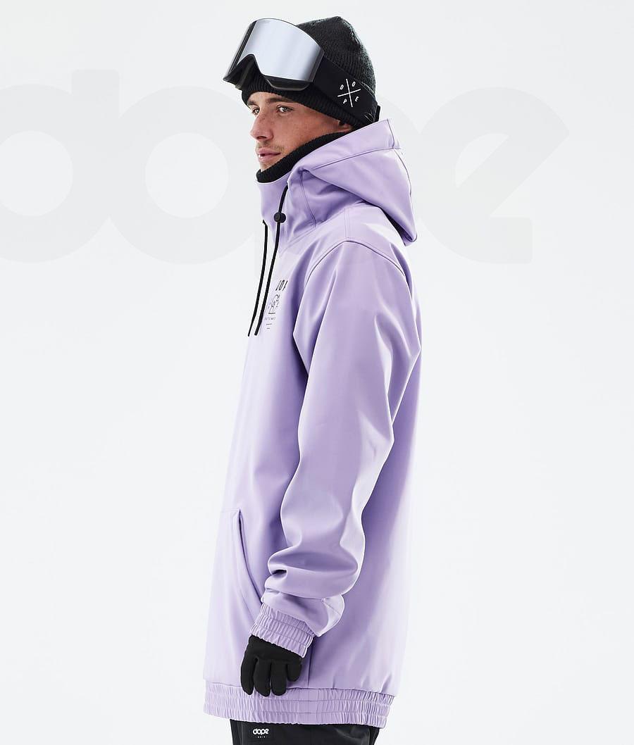Purple Men's Dope Yeti Snowboard Jackets | NZ_D1734