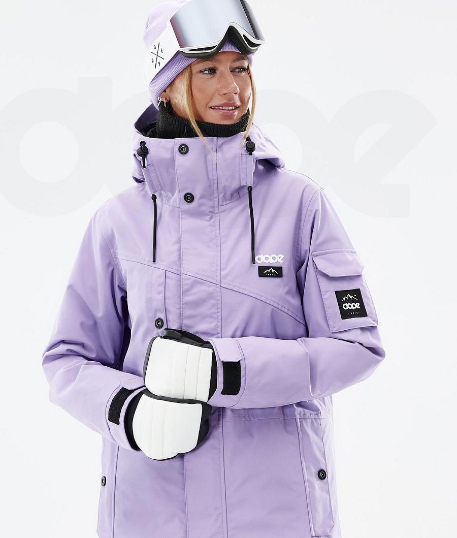 Purple Women's Dope Adept W Snowboard Jackets | NZ_D1162