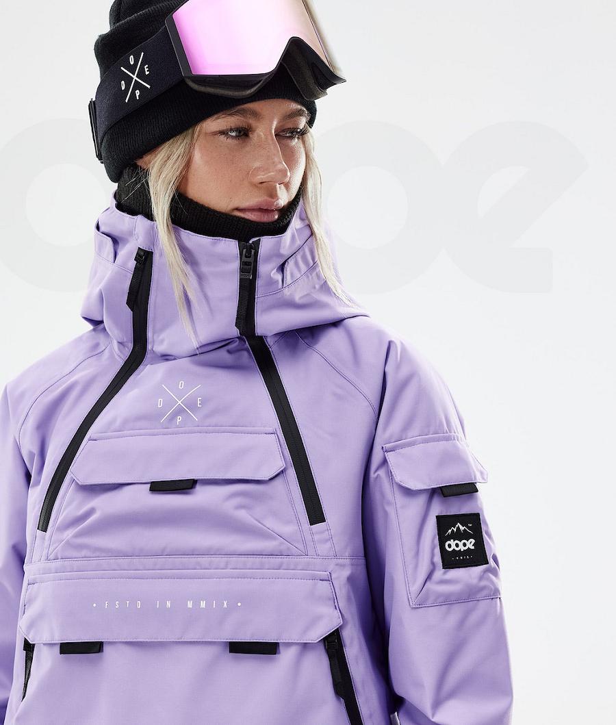 Purple Women's Dope Akin W 2021 Snowboard Jackets | NZ_D2005