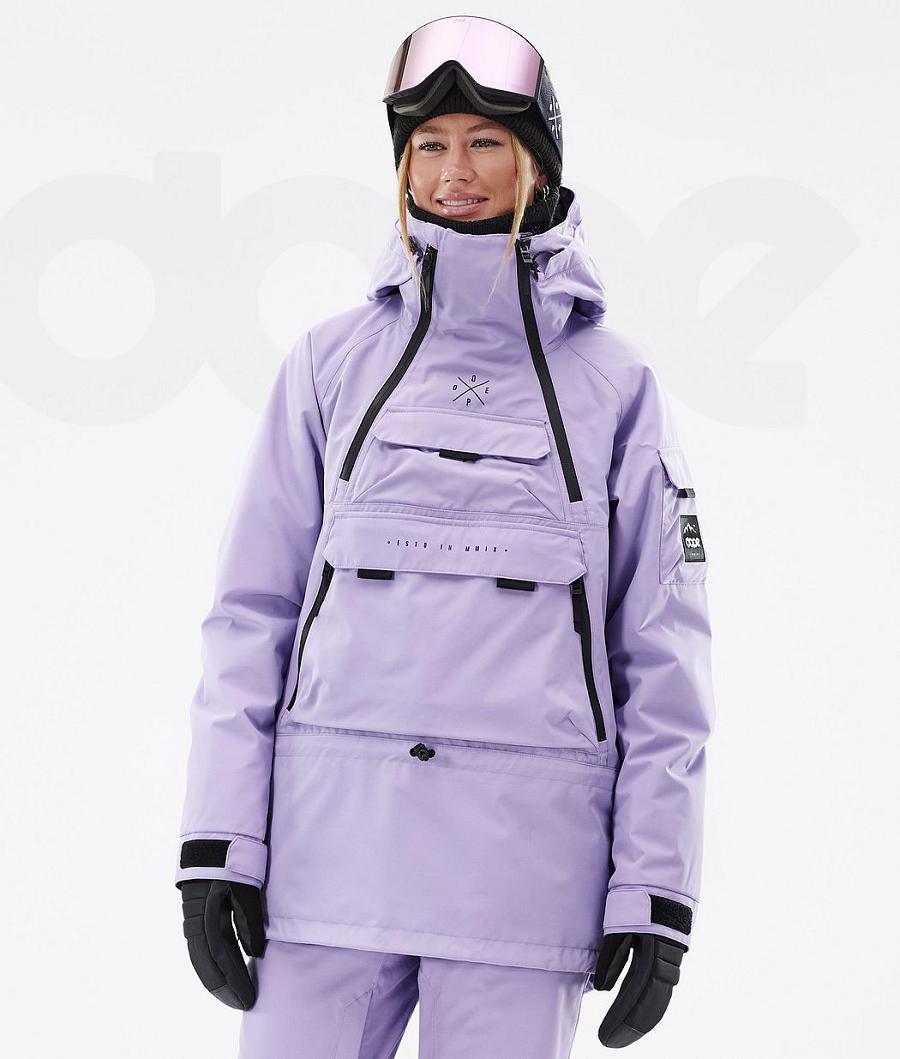 Purple Women\'s Dope Akin W Snowboard Jackets | NZ_D2142