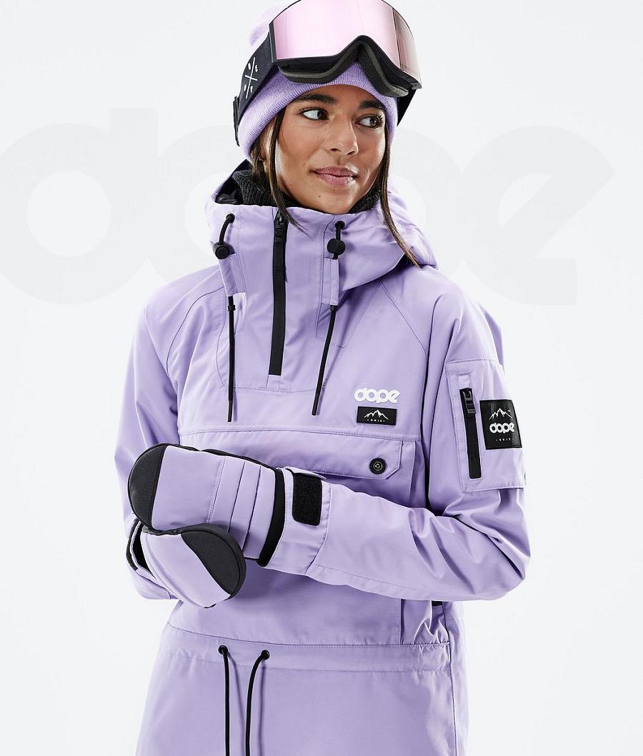 Purple Women's Dope Annok W Ski Jackets | NZ_D2121