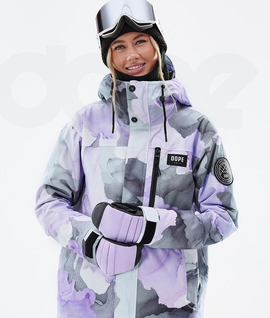 Purple Women's Dope Blizzard W Full Zip Ski Jackets | NZ_D1217