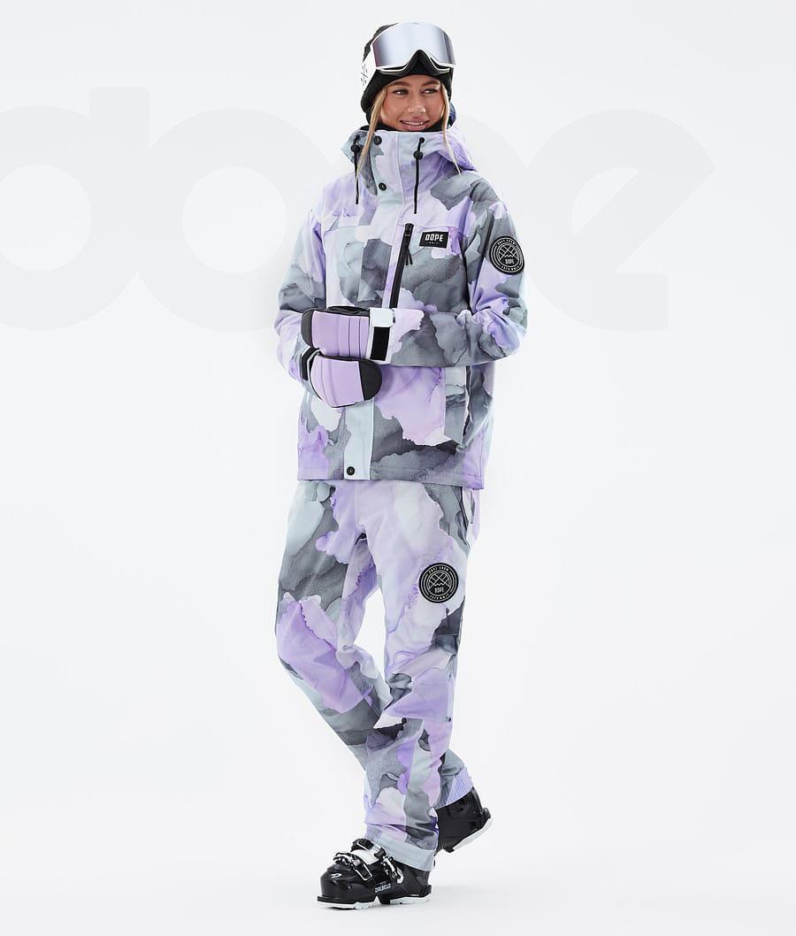 Purple Women's Dope Blizzard W Full Zip Ski Jackets | NZ_D1217