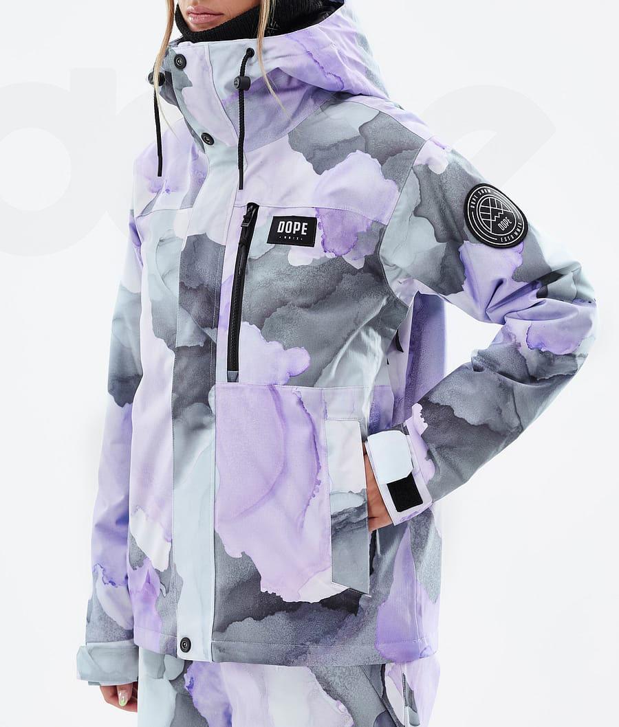 Purple Women's Dope Blizzard W Full Zip Ski Jackets | NZ_D1217