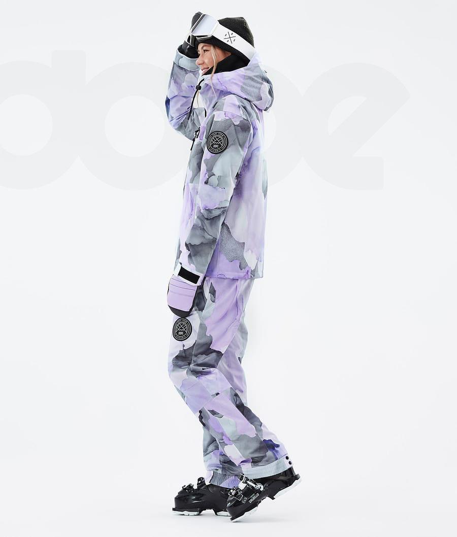Purple Women's Dope Blizzard W Full Zip Ski Jackets | NZ_D1217