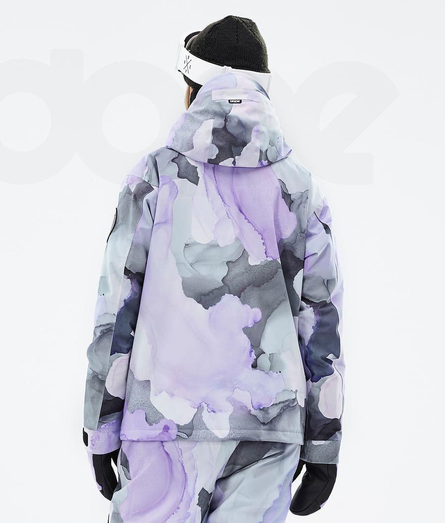 Purple Women's Dope Blizzard W Full Zip Ski Jackets | NZ_D1217