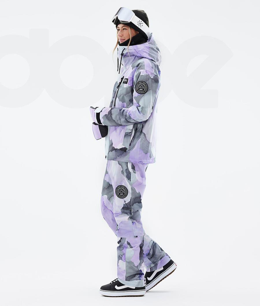 Purple Women's Dope Blizzard W Full Zip Snowboard Jackets | NZ_D1447
