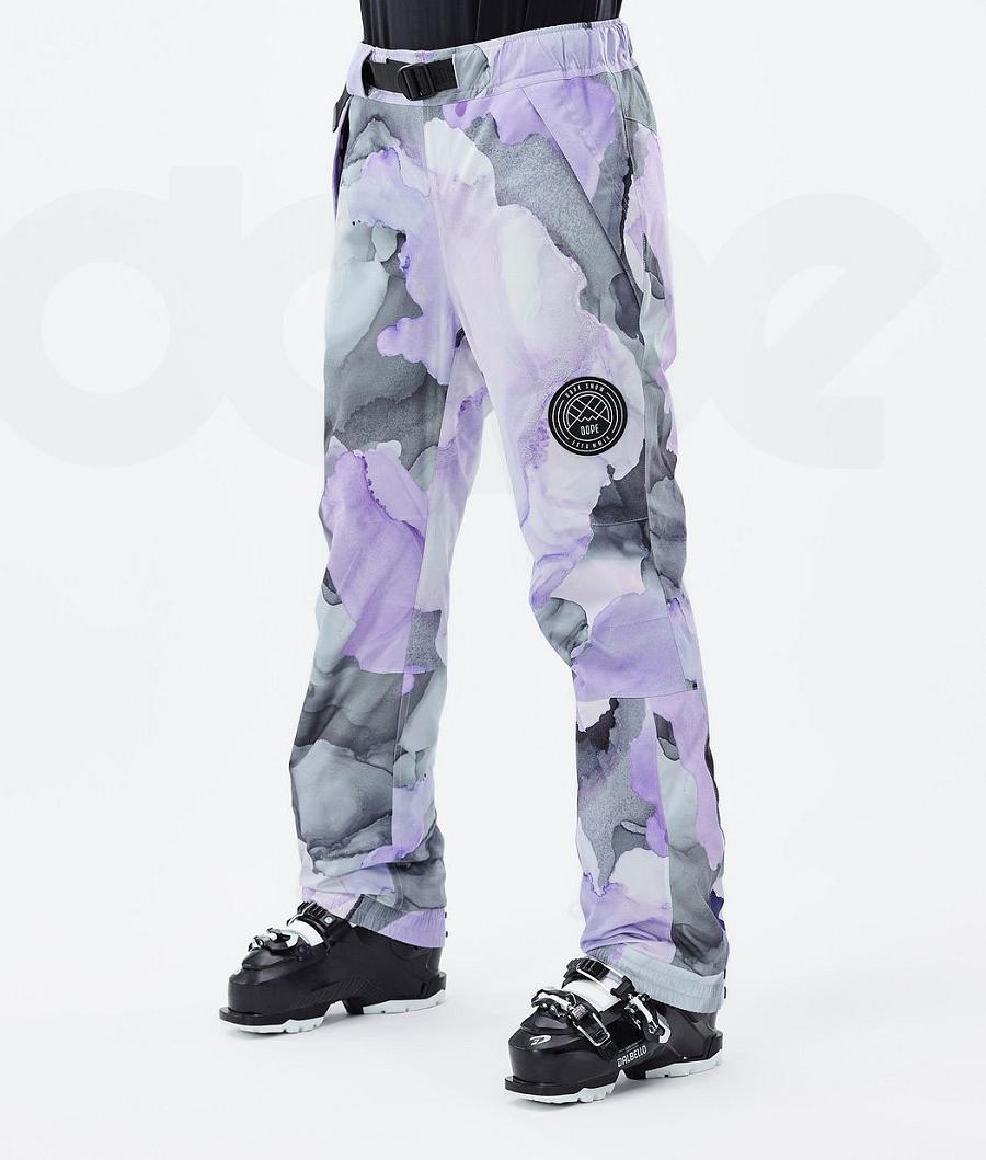 Purple Women\'s Dope Blizzard W Ski Pants | NZ_D2150