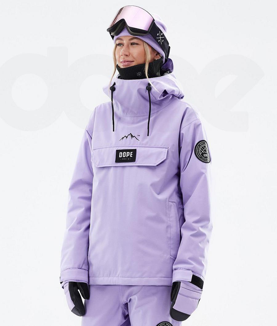 Purple Women's Dope Blizzard W Snowboard Jackets | NZ_D1394
