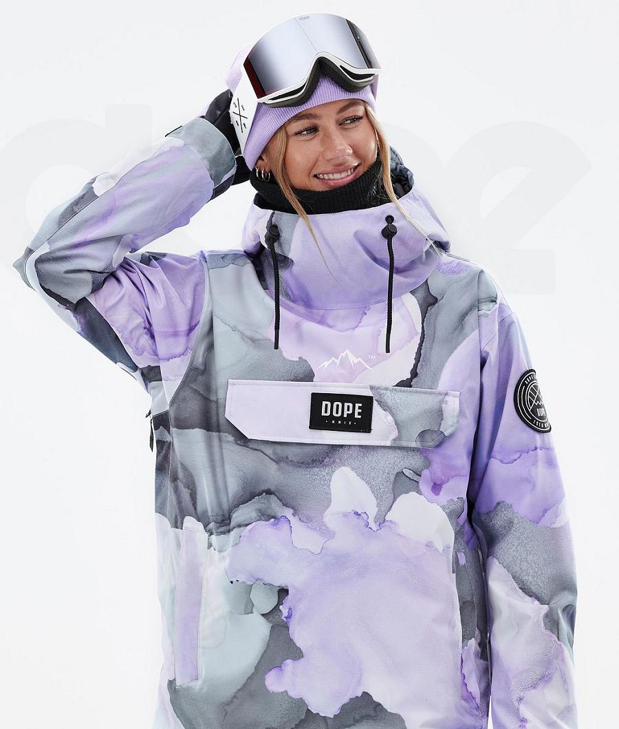 Purple Women's Dope Blizzard W Snowboard Jackets | NZ_D1621