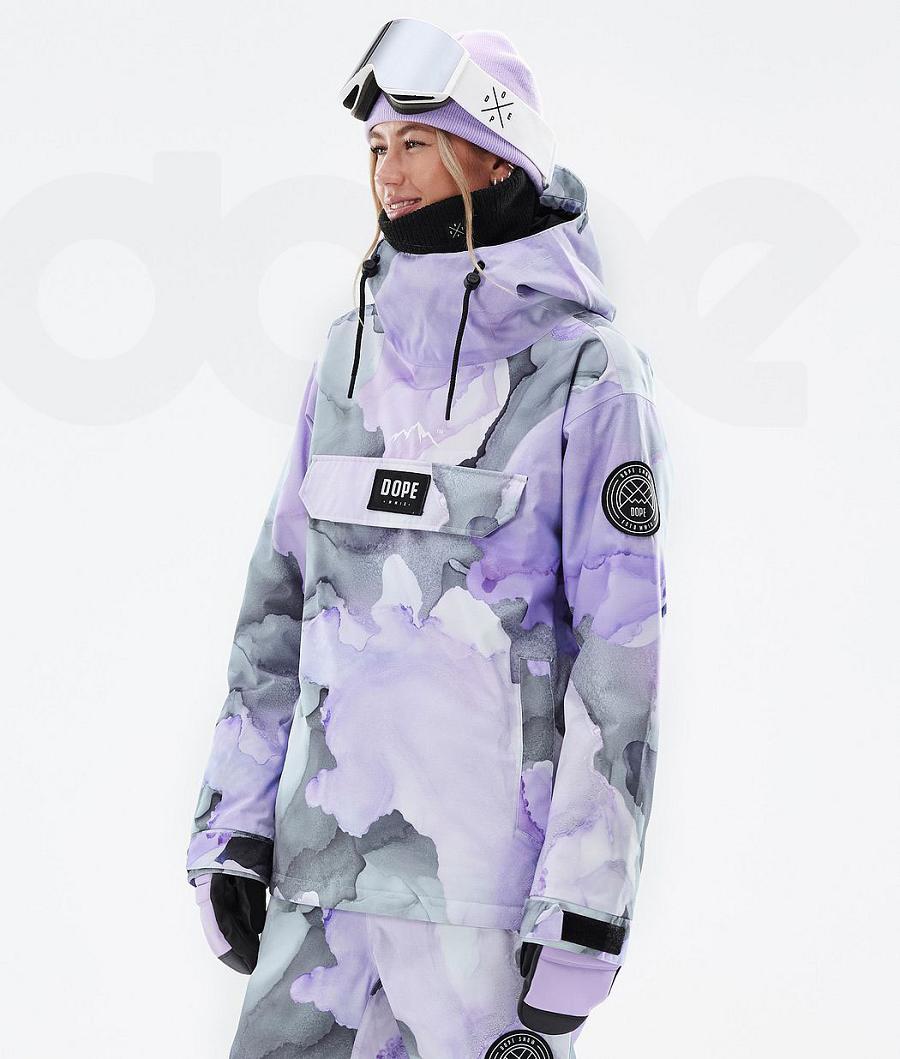 Purple Women\'s Dope Blizzard W Snowboard Jackets | NZ_D1621