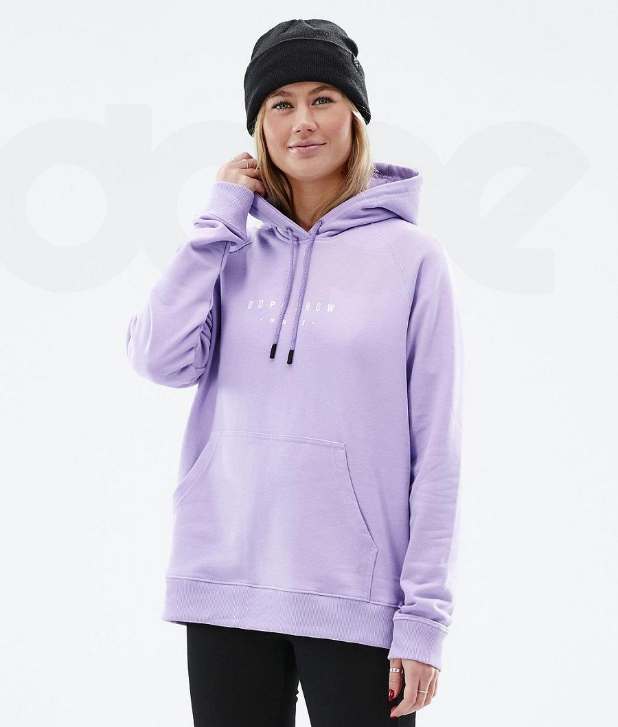 Purple Women's Dope Common W Hoodies | NZ_D2327