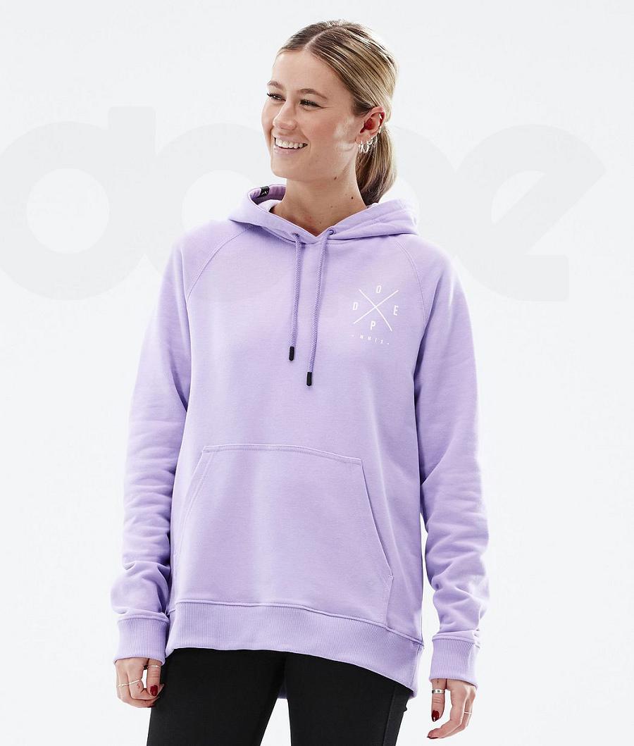 Purple Women's Dope Common W Hoodies | NZ_D2441