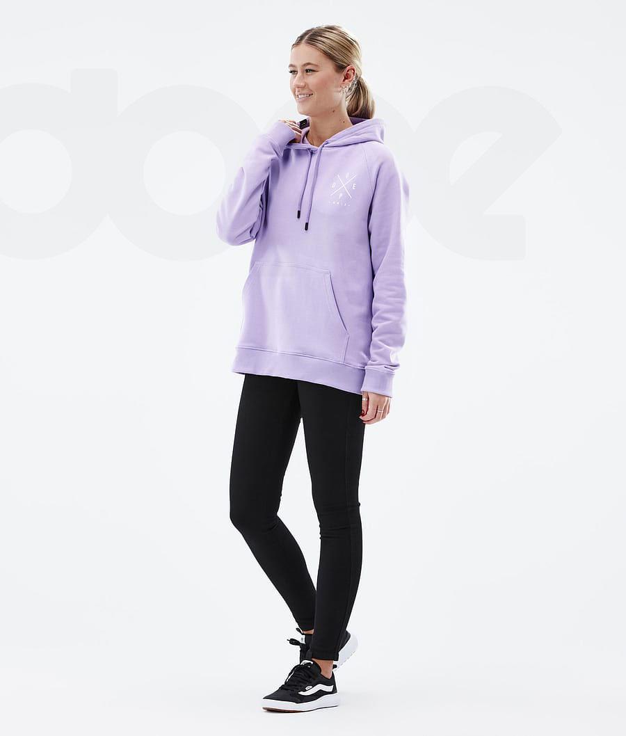 Purple Women's Dope Common W Hoodies | NZ_D2441