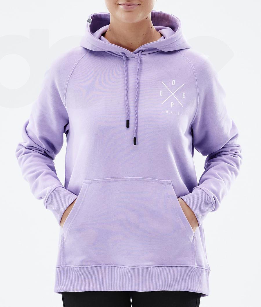 Purple Women's Dope Common W Hoodies | NZ_D2441