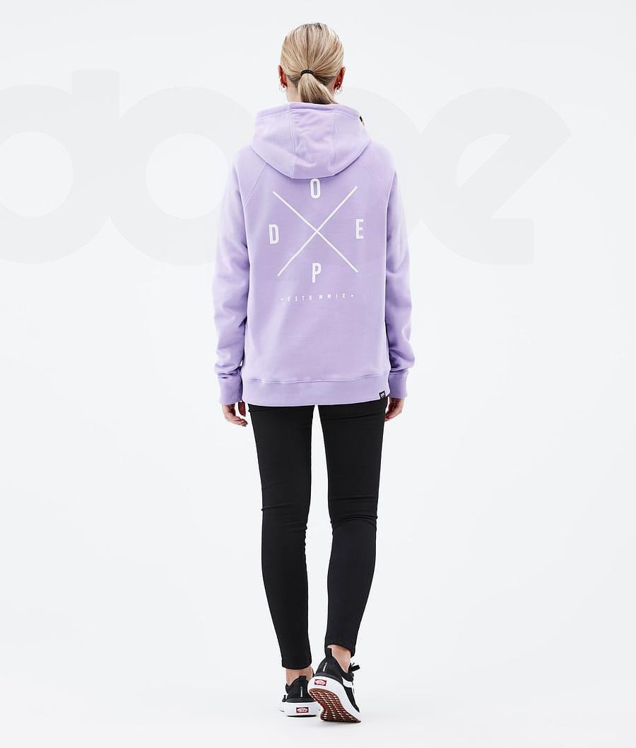 Purple Women's Dope Common W Hoodies | NZ_D2441