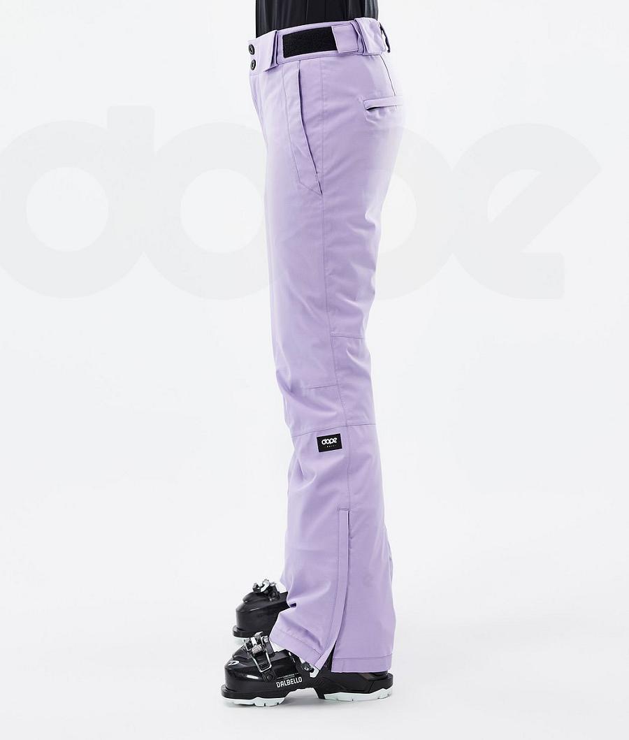 Purple Women's Dope Con W Ski Pants | NZ_D2387