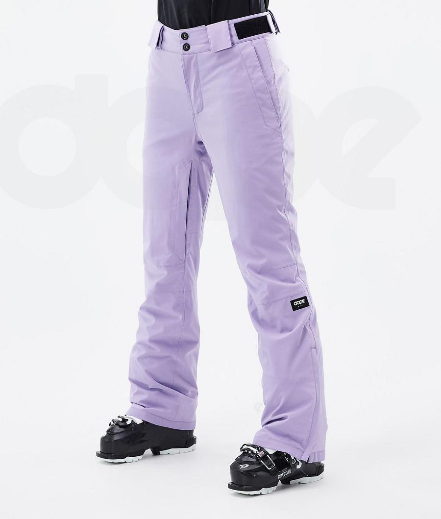 Purple Women\'s Dope Con W Ski Pants | NZ_D2387