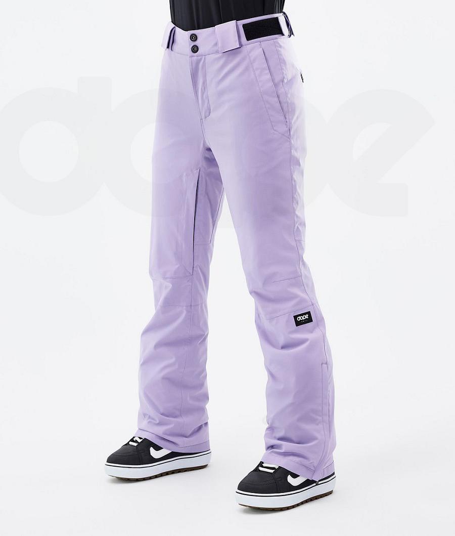 Purple Women\'s Dope Con W Snowboard Pants | NZ_D1737