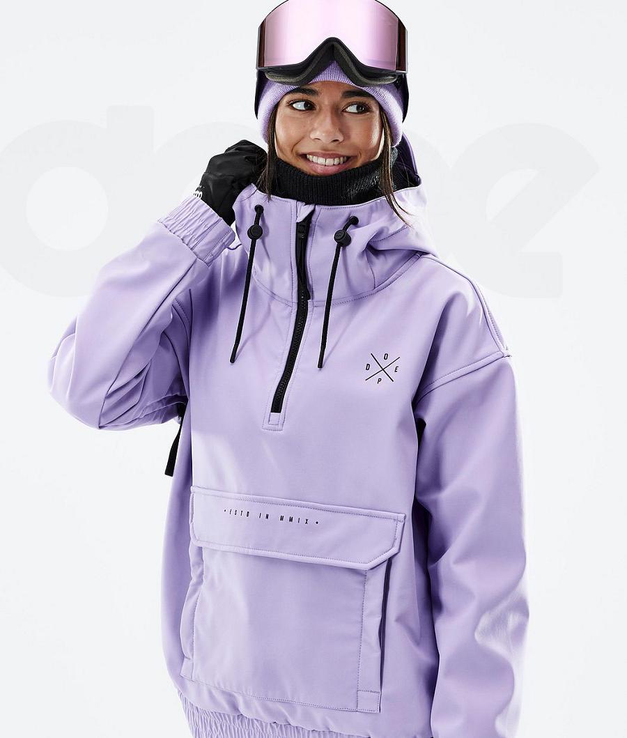 Purple Women's Dope Cyclone W Snowboard Jackets | NZ_D2394