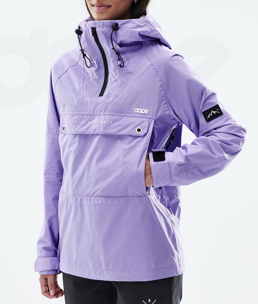 Purple Women's Dope Hiker Light W Outdoor Jackets | NZ_D1417