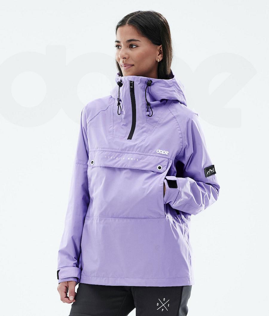 Purple Women\'s Dope Hiker Light W Outdoor Jackets | NZ_D1417