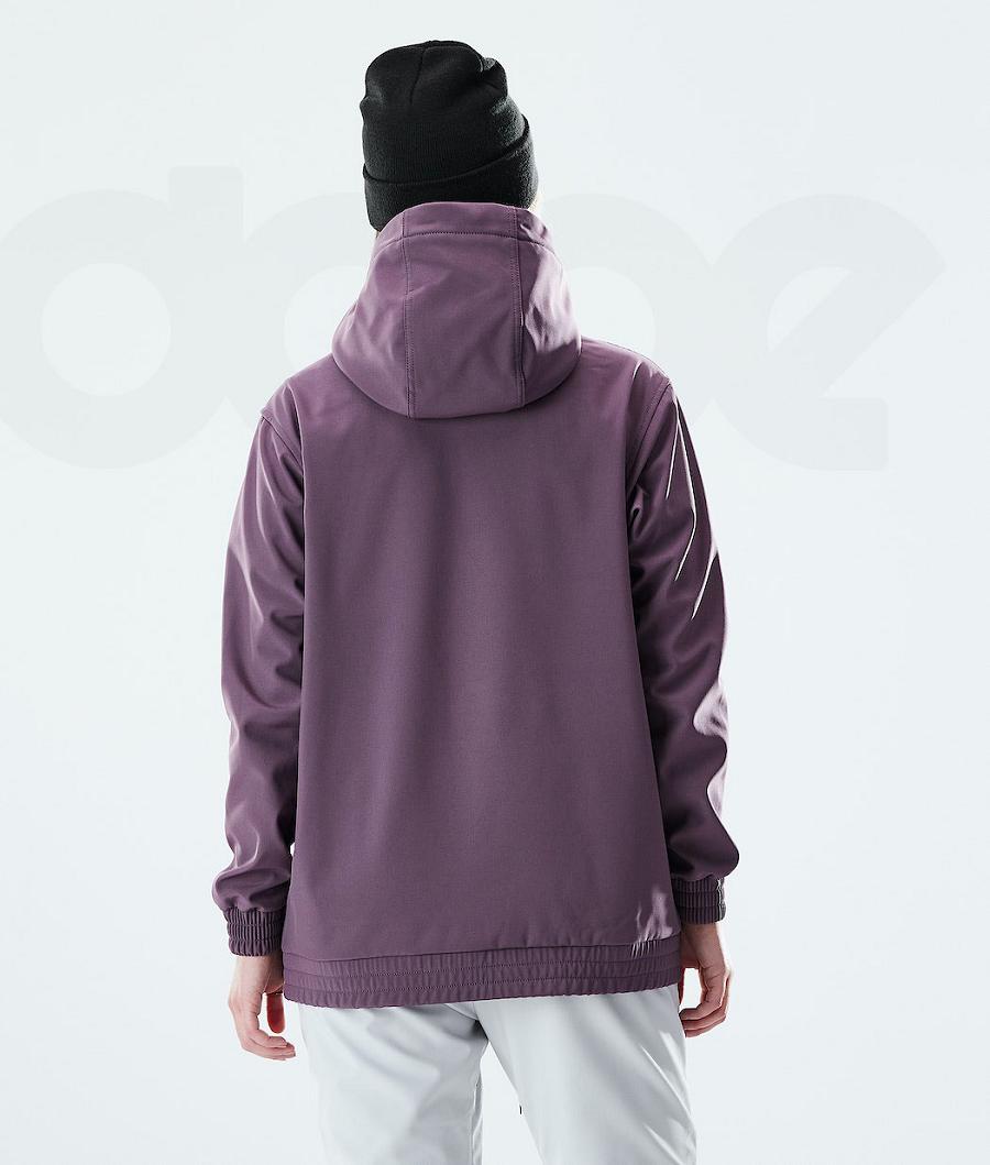 Purple Women's Dope Nomad W Outdoor Jackets | NZ_D1773