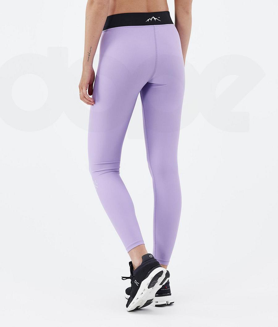 Purple Women's Dope Razor Leggings | NZ_D2045