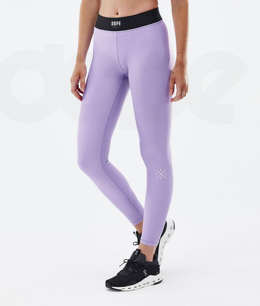 Purple Women\'s Dope Razor Leggings | NZ_D2045