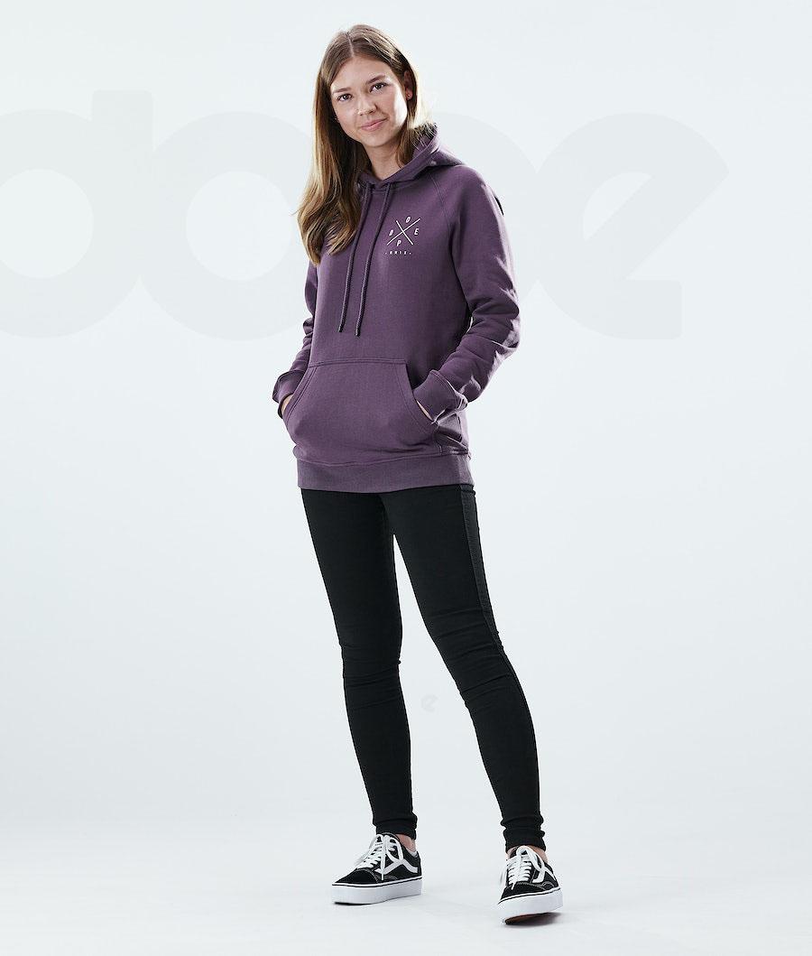 Purple Women's Dope Regular Hoodies | NZ_D1216