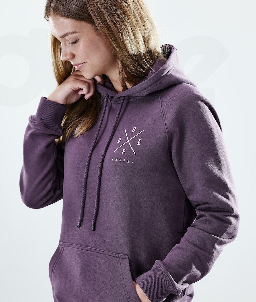 Purple Women's Dope Regular Hoodies | NZ_D1216