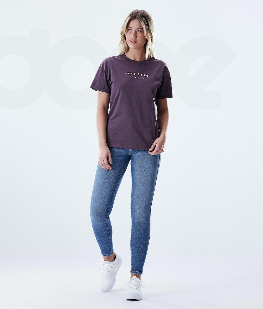 Purple Women's Dope Regular T-shirts | NZ_D1854