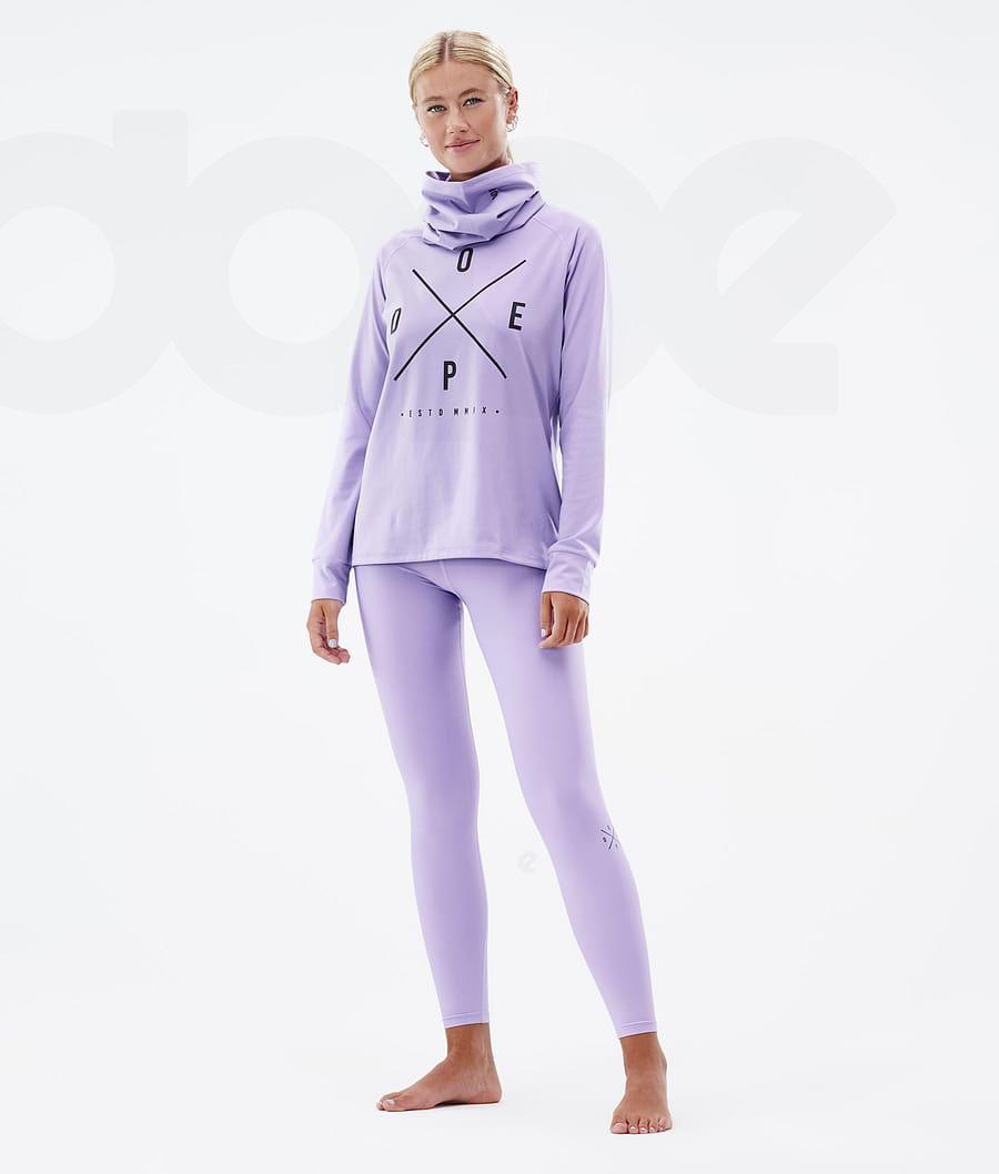 Purple Women's Dope Snuggle W Base Layer Tops | NZ_D1015