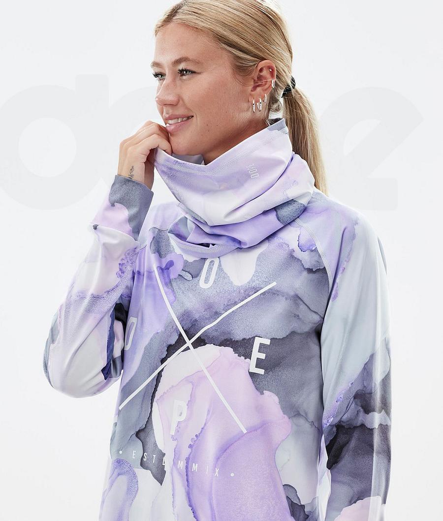 Purple Women's Dope Snuggle W Base Layer Tops | NZ_D2362